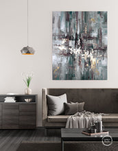 Load image into Gallery viewer, Gold Leaf Large Wall Art Decor