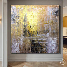 Load image into Gallery viewer, Gold Leaf Large Wall Art Decor