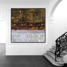 Load image into Gallery viewer, Gold Landscape Painting For Office