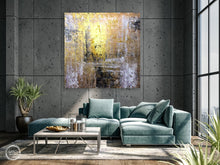 Load image into Gallery viewer, Gold Leaf Large Wall Art Decor