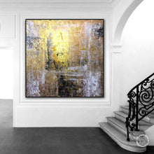 Load image into Gallery viewer, Gold Leaf Large Wall Art Decor