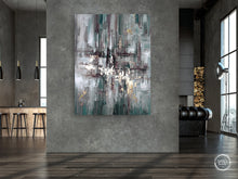 Load image into Gallery viewer, Gold Leaf Large Wall Art Decor