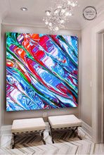 Load image into Gallery viewer, Abstract painting on canvas