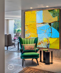 Oversized Abstract Painting