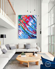 Load image into Gallery viewer, Abstract painting on canvas