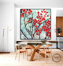 Load image into Gallery viewer, Red Trees Art