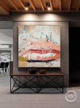 Load image into Gallery viewer, Lips Abstract Painting