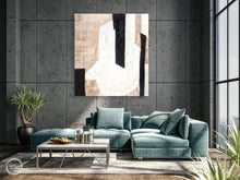 Load image into Gallery viewer, Abstract Oil Painting on Canvas Neutral Wall Art