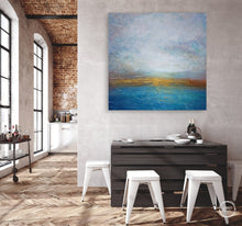 Load image into Gallery viewer, Abstract Seascape Painting on Canvas