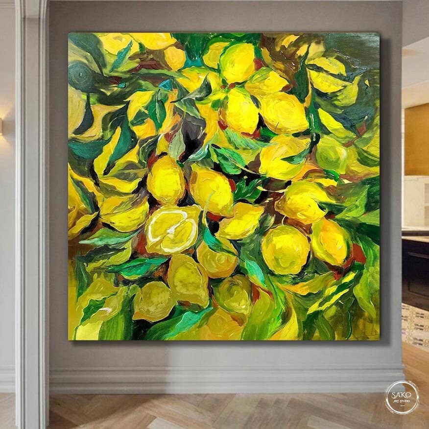 Lemon Painting for kitchen