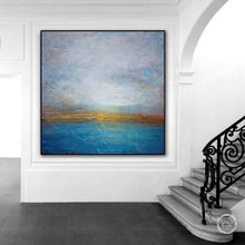 Load image into Gallery viewer, Abstract Seascape Painting on Canvas