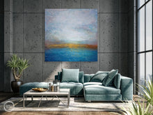 Load image into Gallery viewer, Abstract Seascape Painting on Canvas