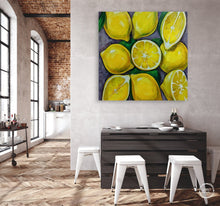 Load image into Gallery viewer, Lemon Painting on canvas