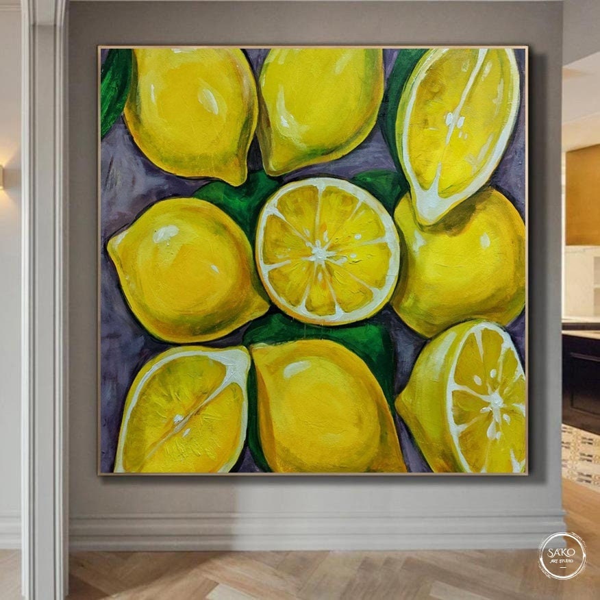 Lemon Painting on canvas