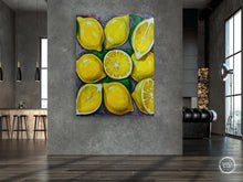 Load image into Gallery viewer, Lemon Painting on canvas