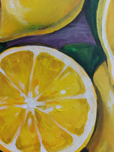 Load image into Gallery viewer, Lemon Painting on canvas