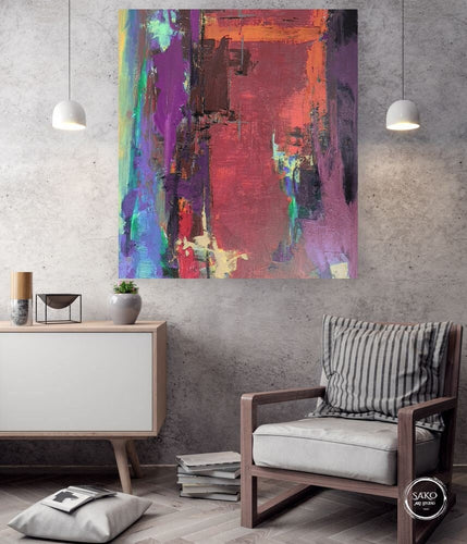 Abstract Oil Painting Original