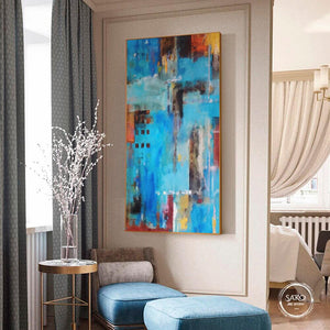 Abstract Painting Original For Dinner Room