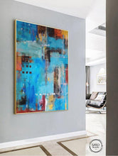 Load image into Gallery viewer, Abstract Painting Original For Dinner Room